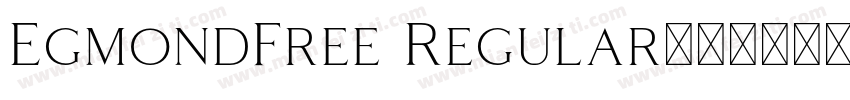 EgmondFree Regular字体转换